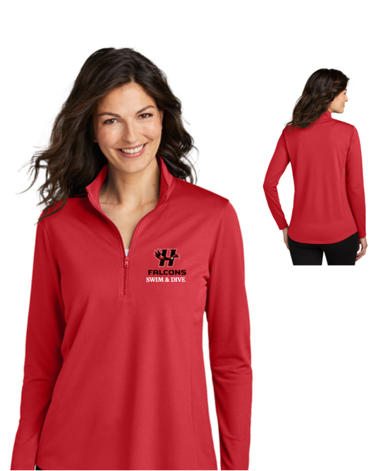 Falcons Swim & Dive Female 1/4 Zip