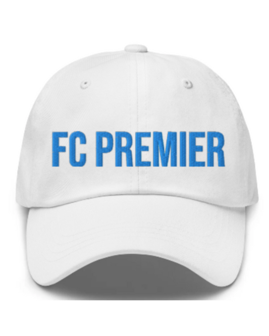 FC PREMIER Dad hat Lt Blue Font