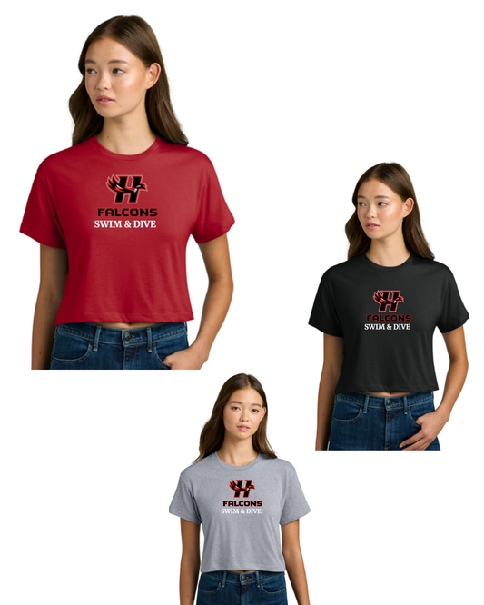Falcons Swim & Dive Crop Top