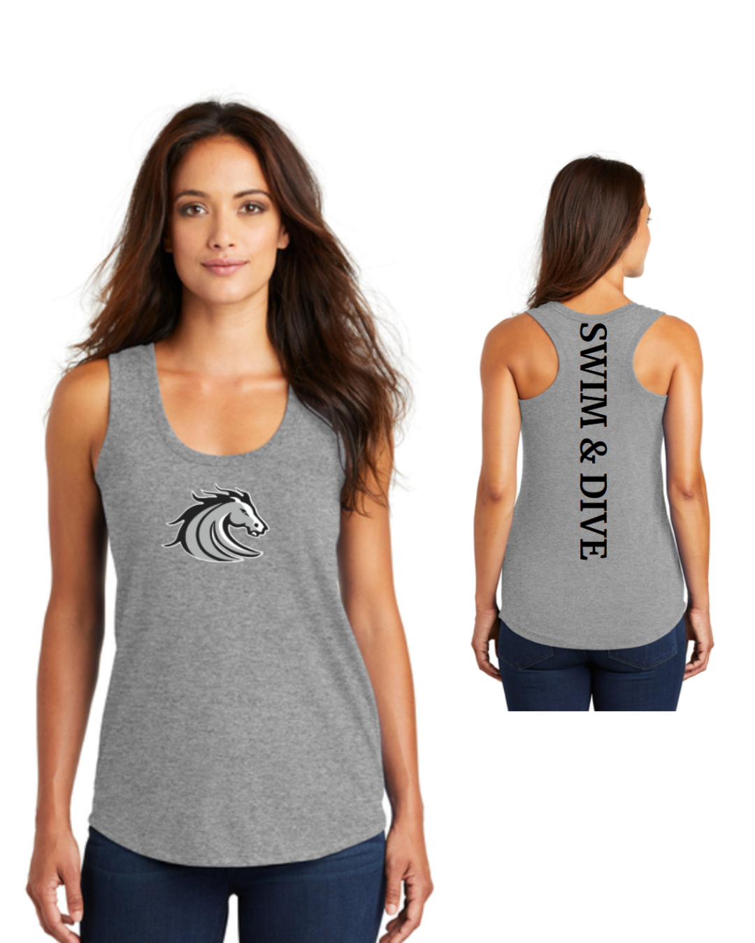 Stockdale Swim & Dive Ladies Active Racerback Tank Top