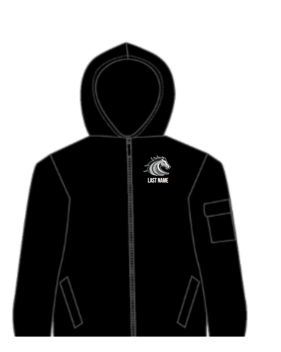 Stockdale High School Parka Black