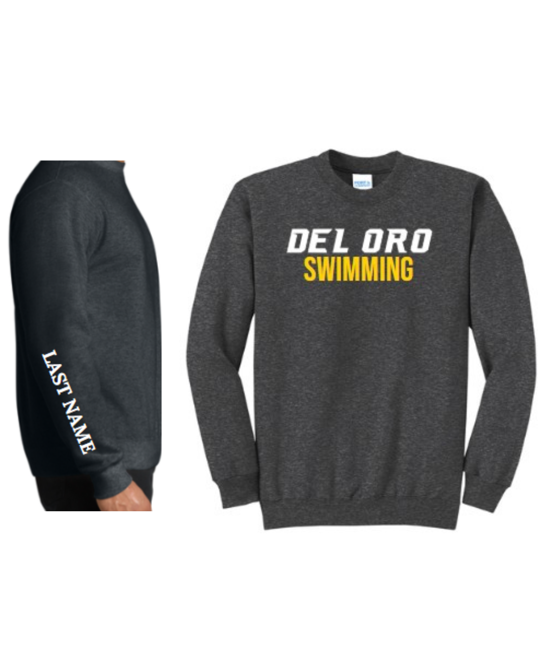 Del Oro HS Swimming Crewneck