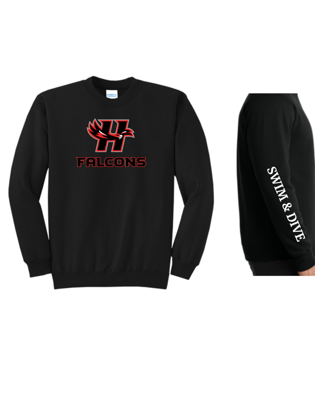 Falcons Swim & Dive Crewneck