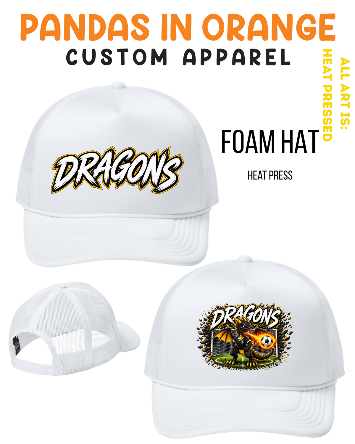 Dragons  FOAM Hats