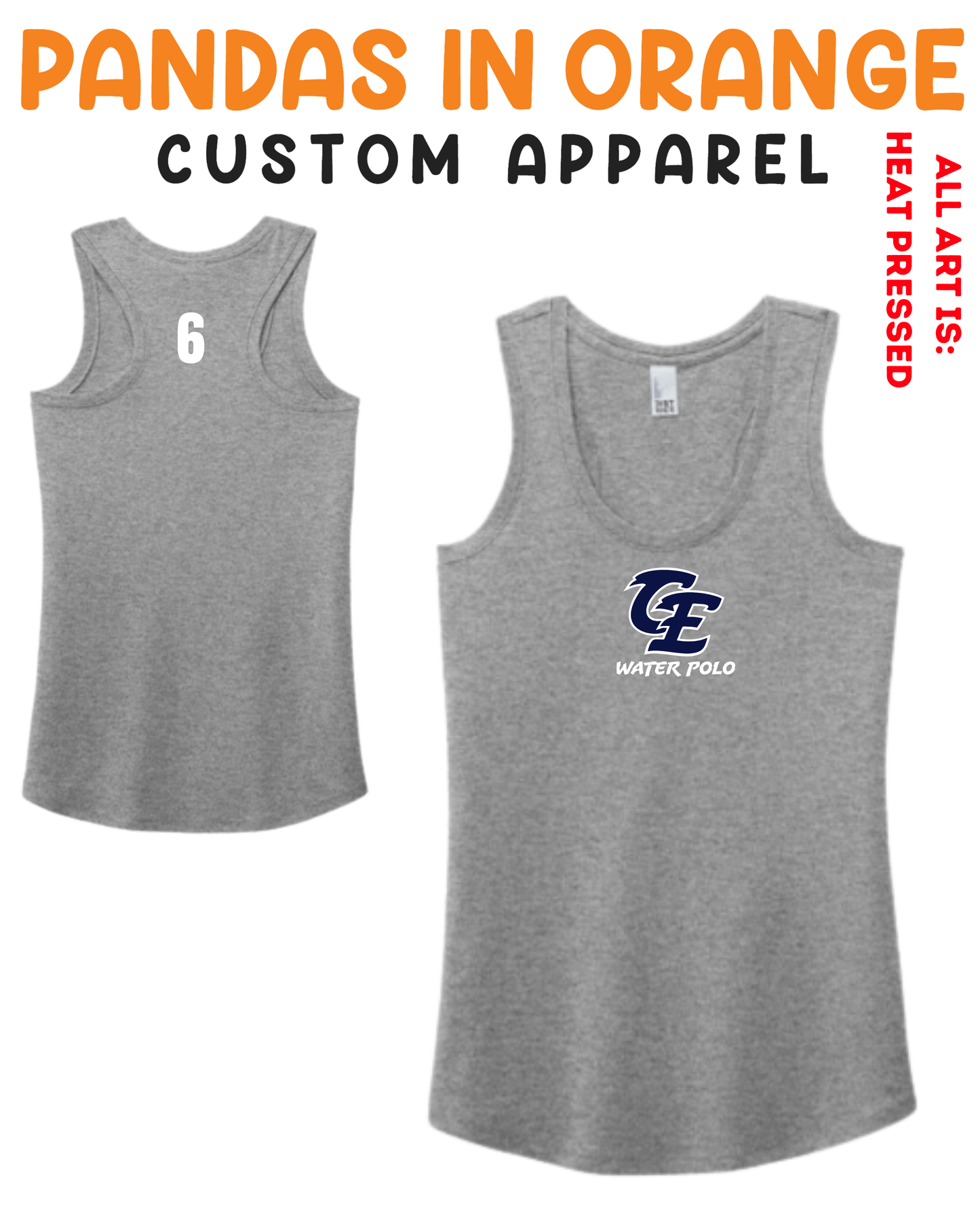 Clovis East HS Ladies Active Racerback Tank Top