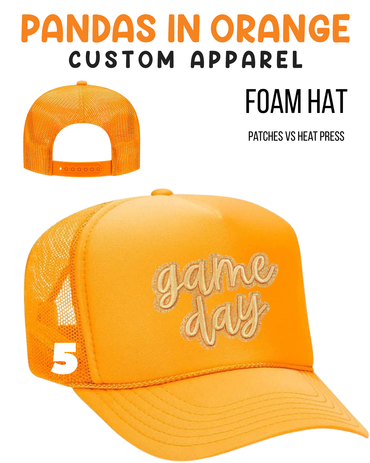 DEL ORO HS: Game Day Patched Hat