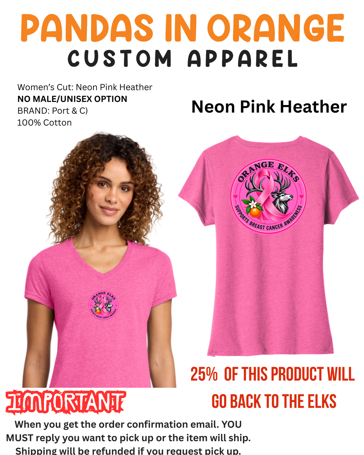 Elks Lodge Women's V Neck