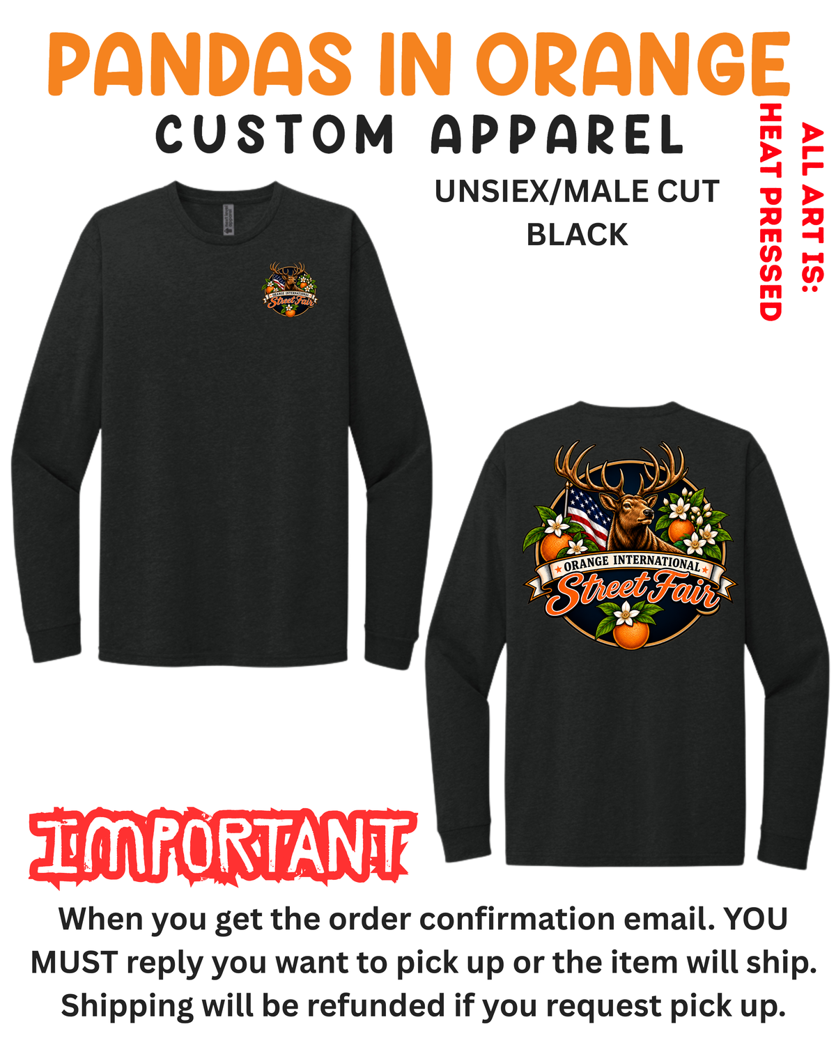 Elks Lodge Unisex Long Sleeve Shirt