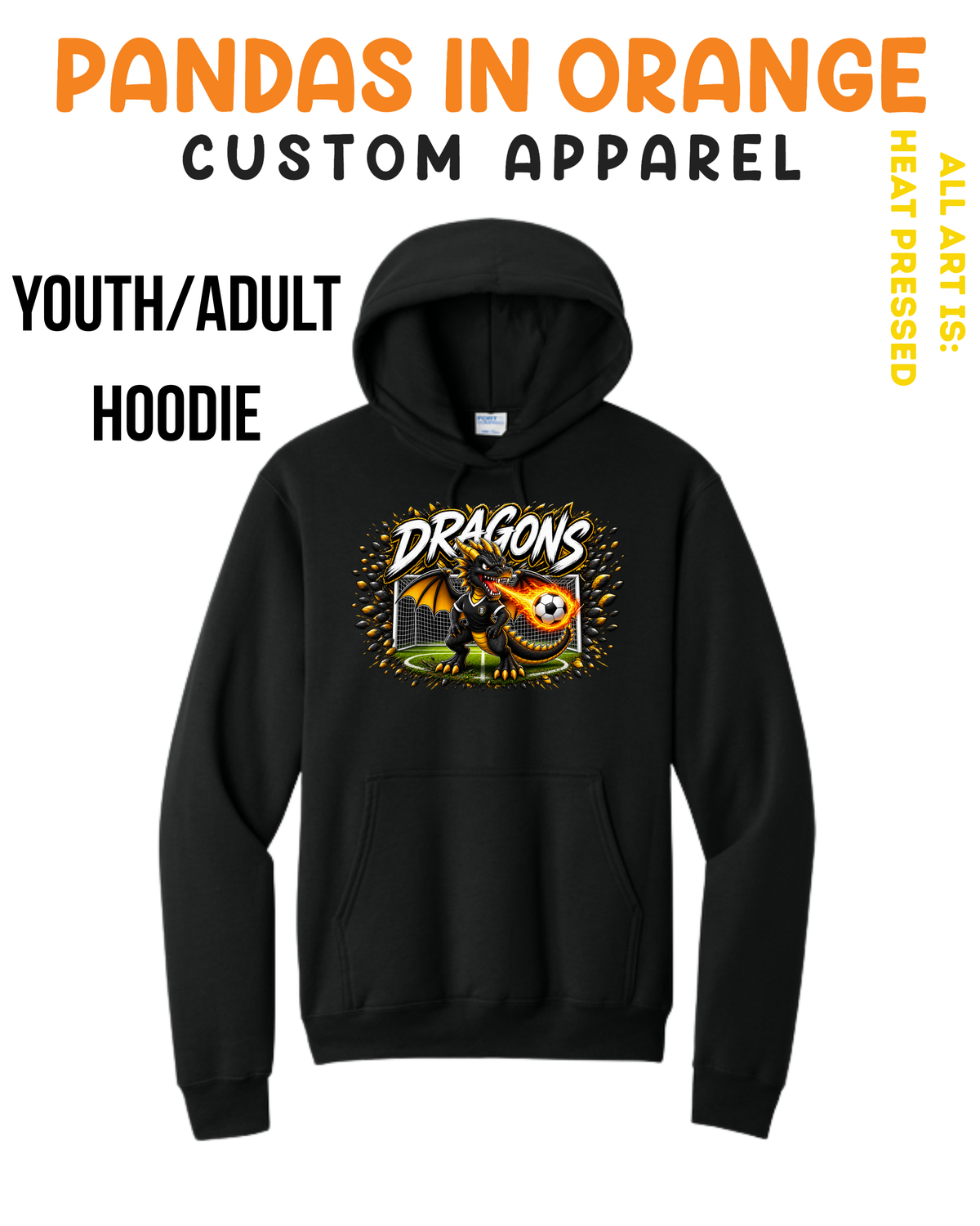 Dragons SOCCER ADULT Hoodie