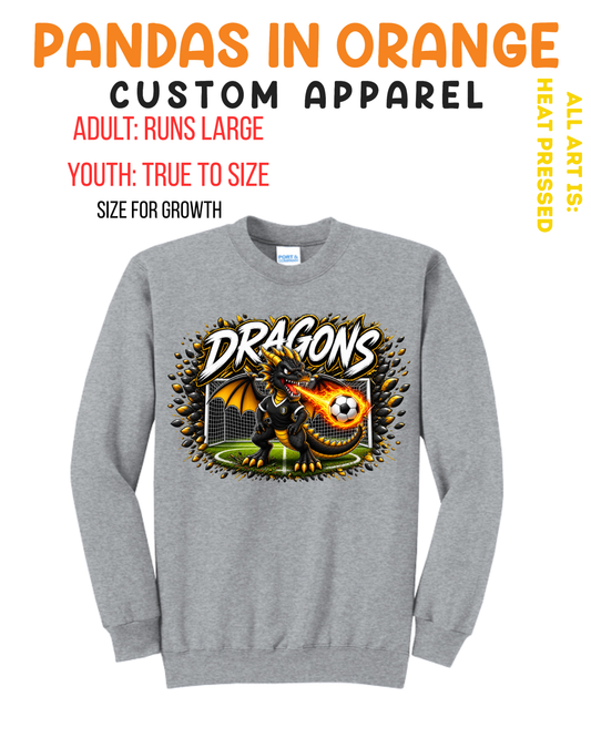 Dragons  SOCCER ADULT Crewneck
