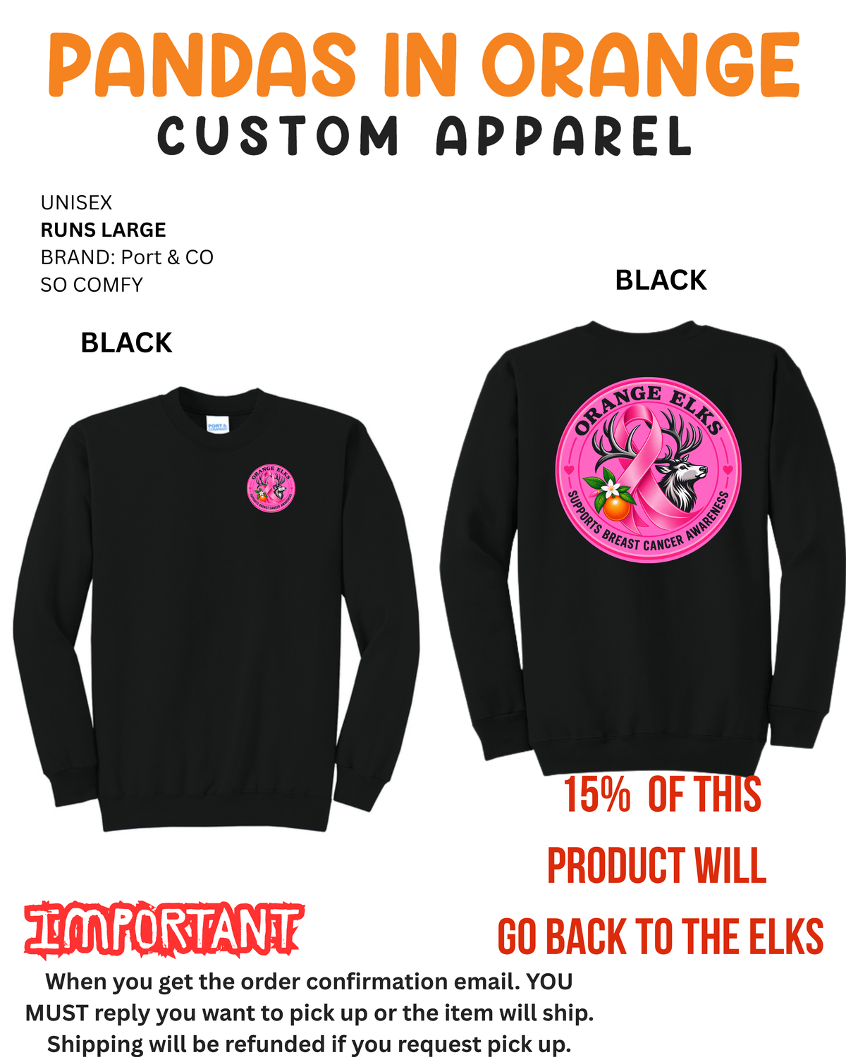 Elks Lodge  Unisex Crewneck