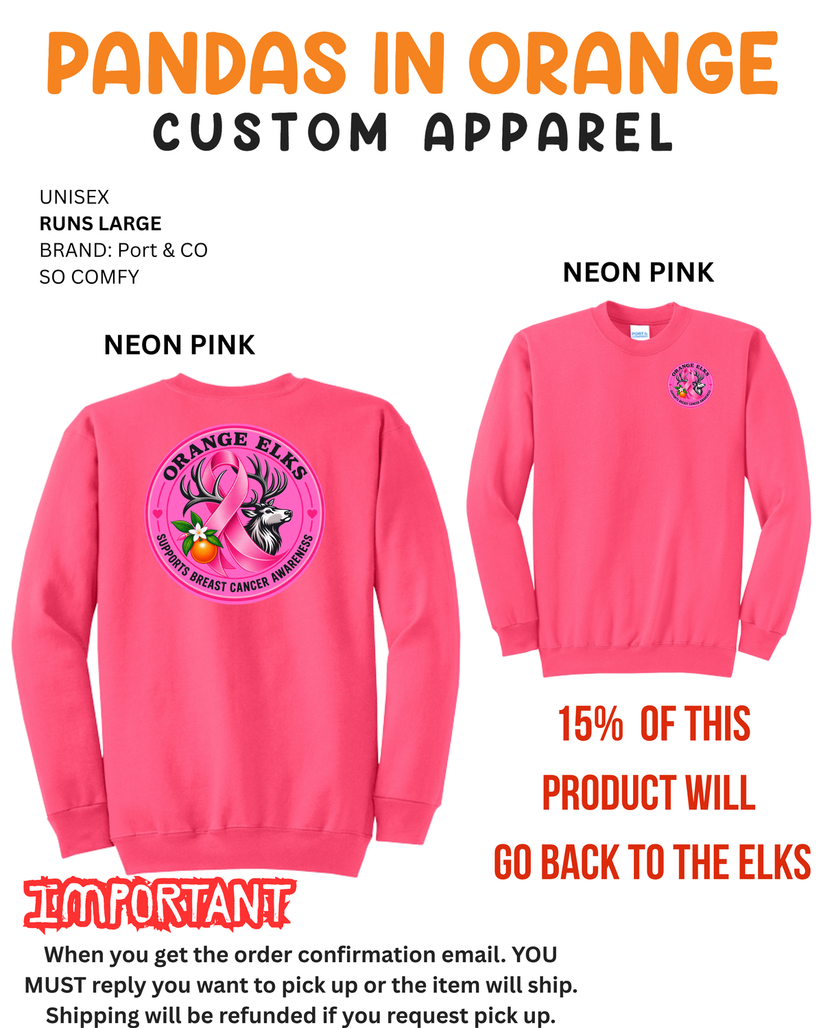 Elks Lodge  Unisex Crewneck
