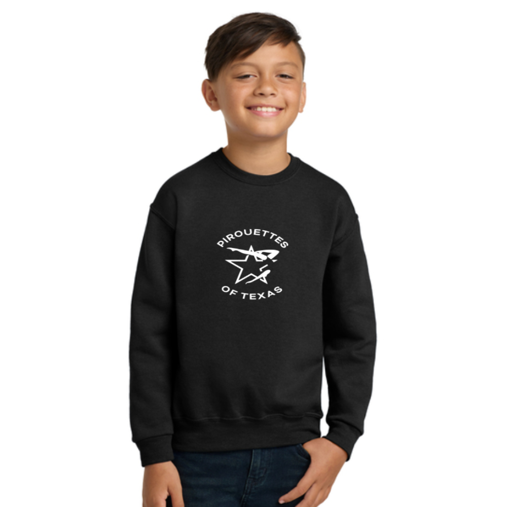 Pirouettes of Texas Youth Crewneck