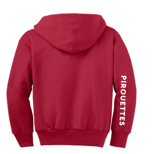 Pirouettes of Texas Adult Full Zip Hoodies