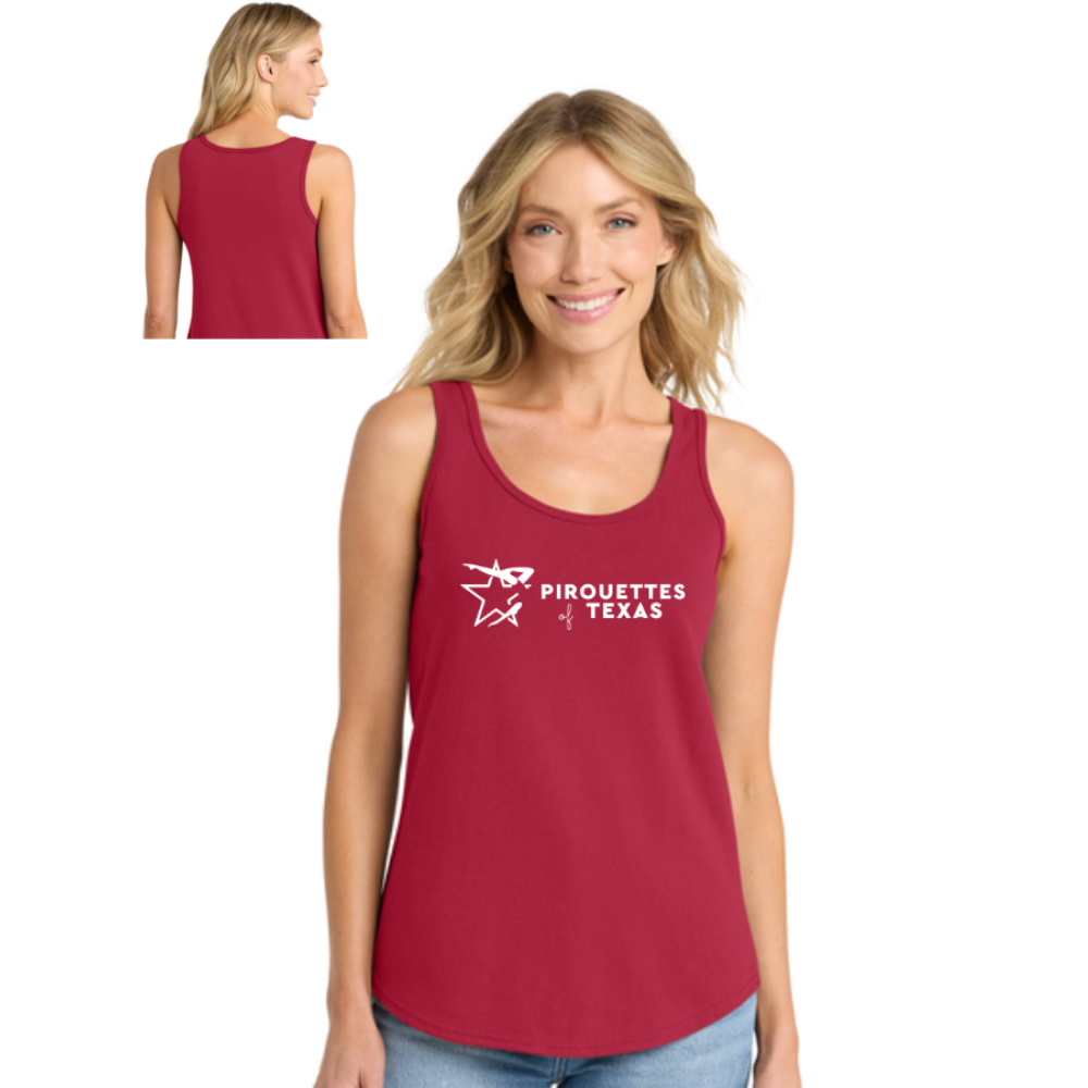 Pirouettes of Texas Female Tank Tops