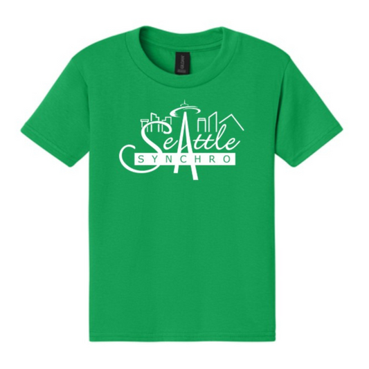 Seattle Synchro Unisex Adult Team Shirt: GREEN EDITION