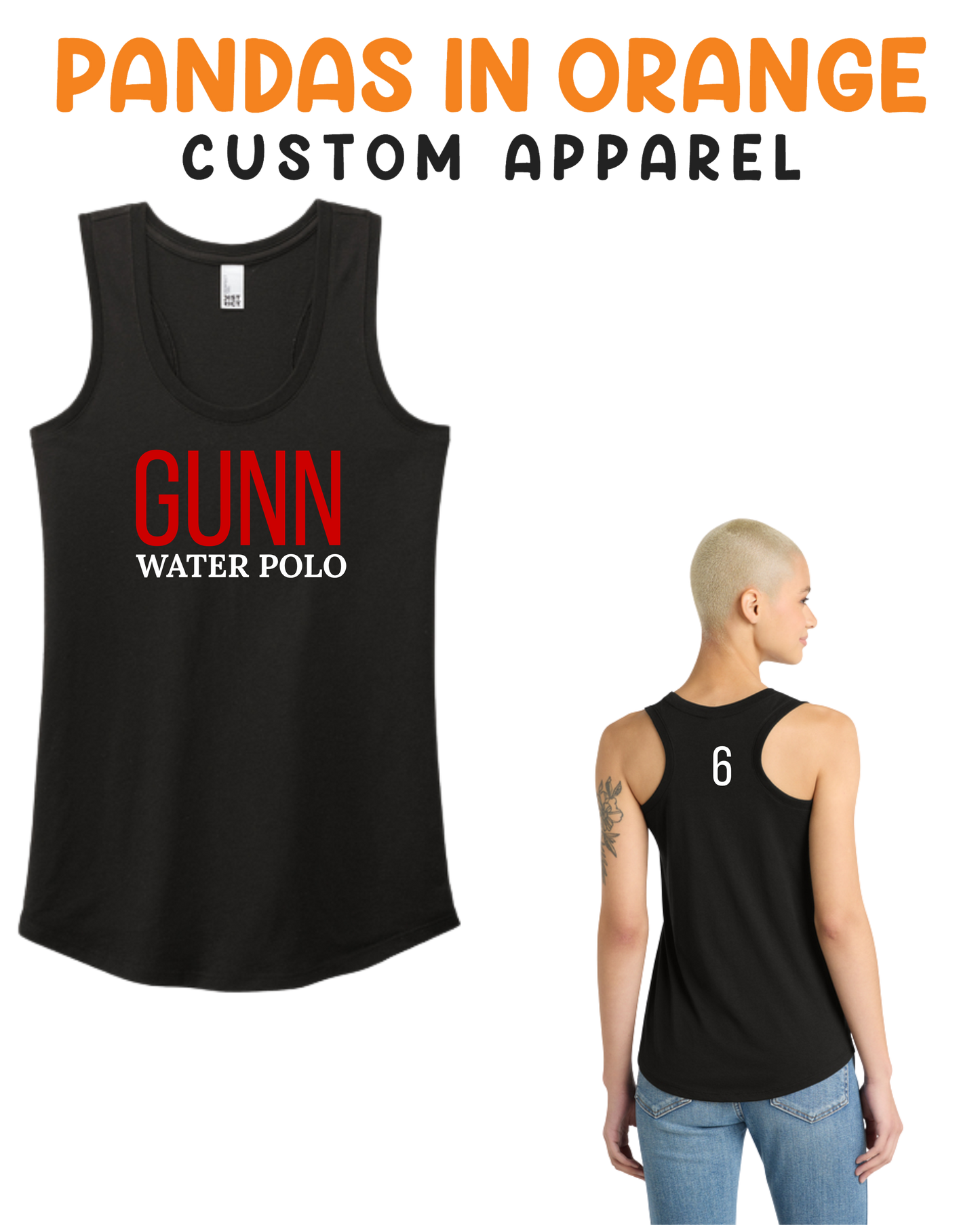 Gunn High School Ladies Active Racerback Tank Top