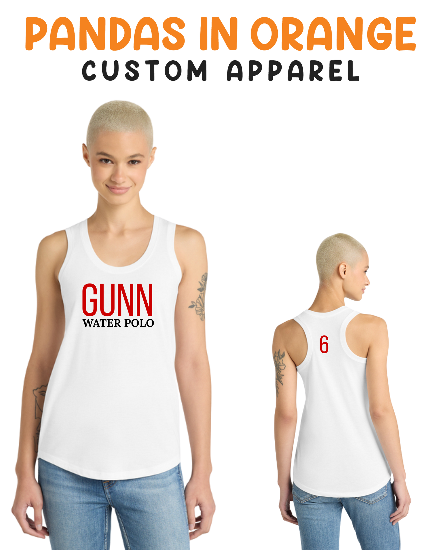 Gunn High School Ladies Active Racerback Tank Top