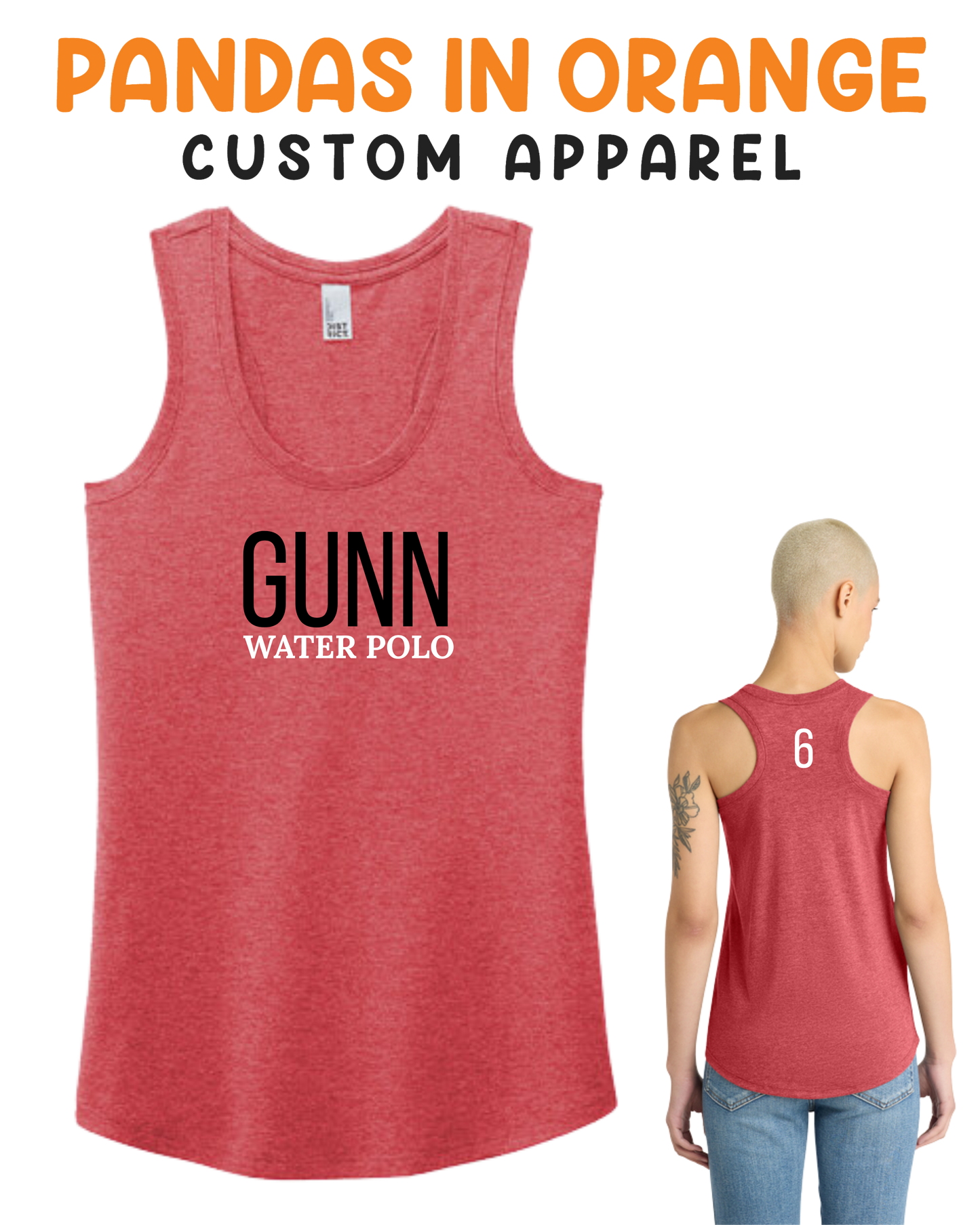 Gunn High School Ladies Active Racerback Tank Top