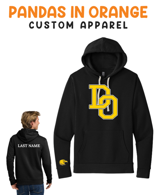 Del Oro HS Swimming Hoodie Black DO ONLY