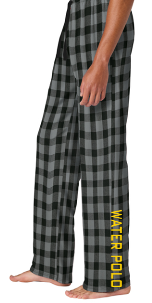 Del Oro High School Flannel Sweatpants Grey/Black Buffalo