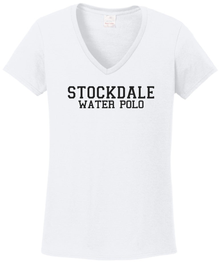 Stockdale High School Women's V Neck White