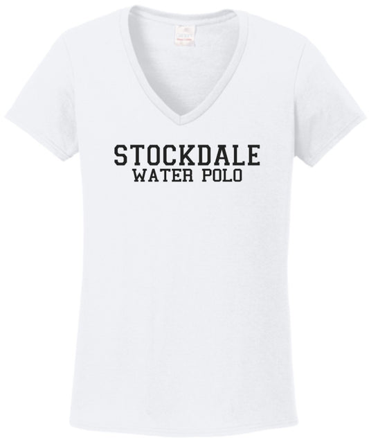 Stockdale High School Women's V Neck White