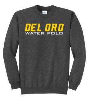 Del Oro High School Crewneck Dark Heather Grey