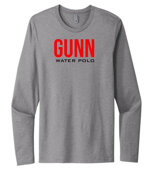Gunn High School  Long Sleeve Dark Heather Grey