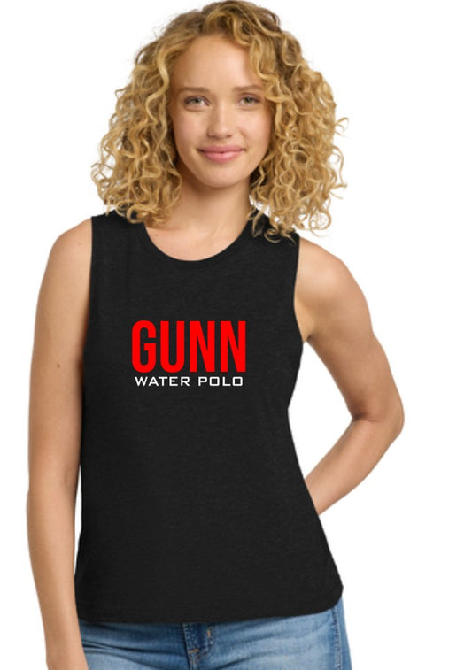 Gunn High School Women’s Muscle Tank Black