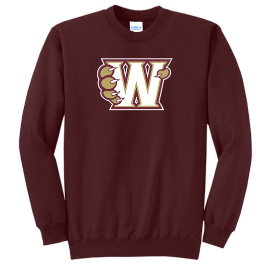 Whitney High School Crewneck Maroon