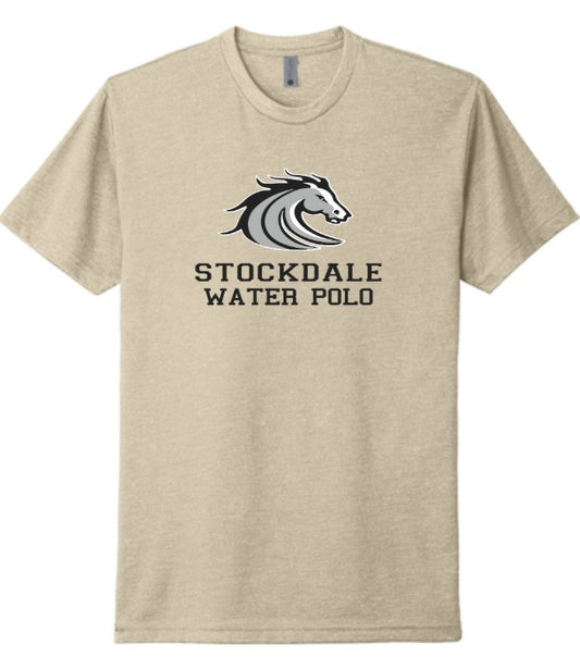 Stockdale High School Team Shirt Cream Shirt Mascot Logo