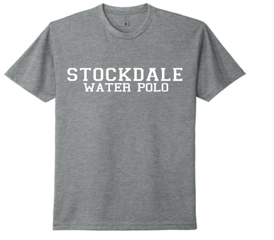 Stockdale High School Team Dark Heather Grey Shirt Word Logo