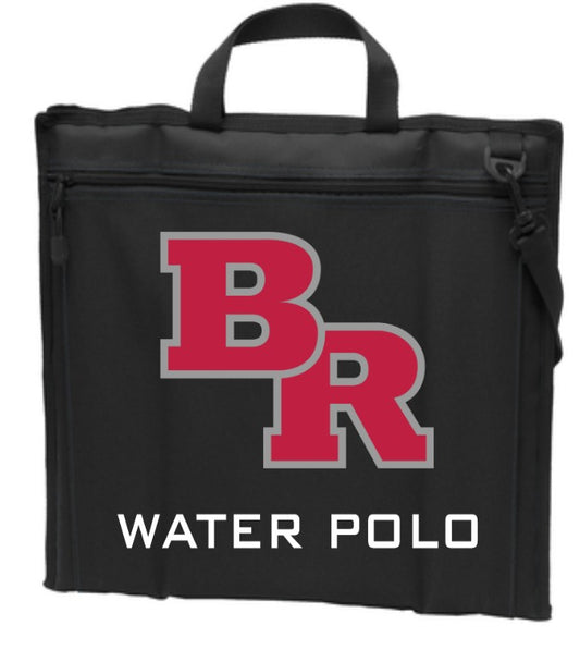 Bear River High School Stadium Chair Black Bear River Logo