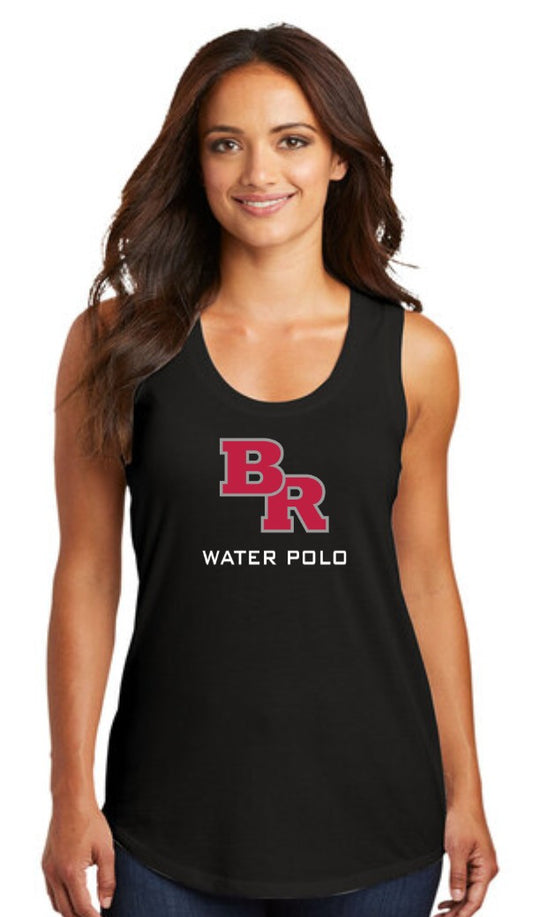 Bear River High School Ladies Active Racerback Tank Black