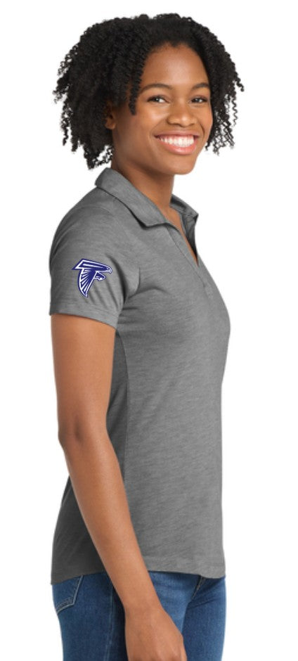Atwater High School  Female Polo Dark Grey Heather