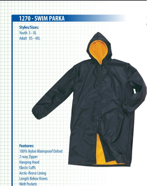 Santa Clara Artistic Swimming Parka