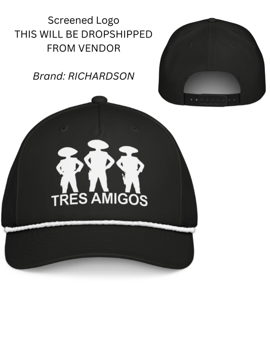 Tres Amigos Catering Classic Rope Hat