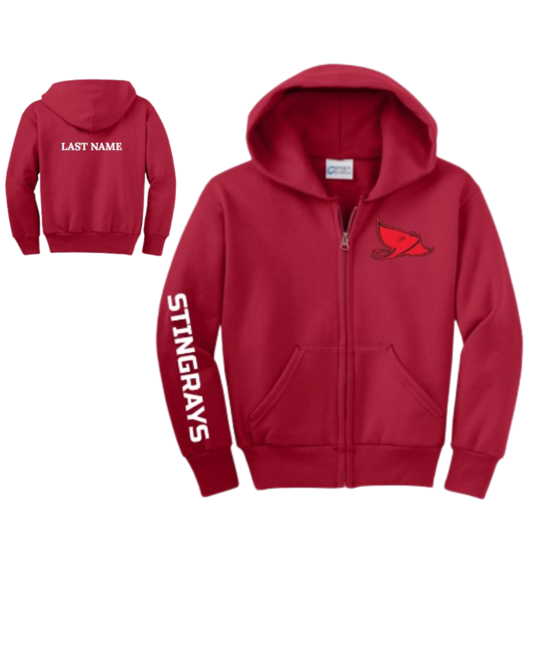 Stonegate Stingrays Adult Full Zip Hoodies