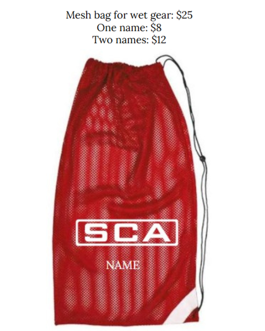 Santa Clara Artistic Swimming Mesh Bag