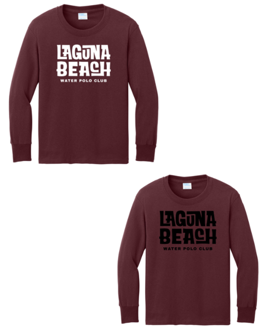 Laguna Beach WPC Youth Long Sleeve Maroon