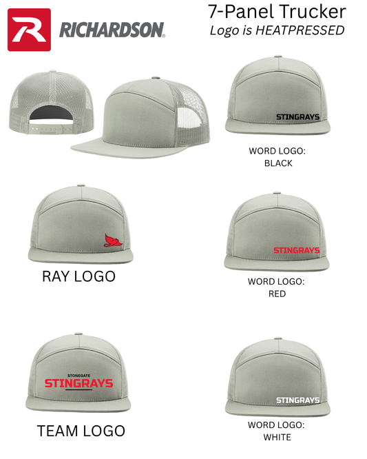 Stonegate Stingrays: Hat:  RICHARDSON 7-Panel Trucker