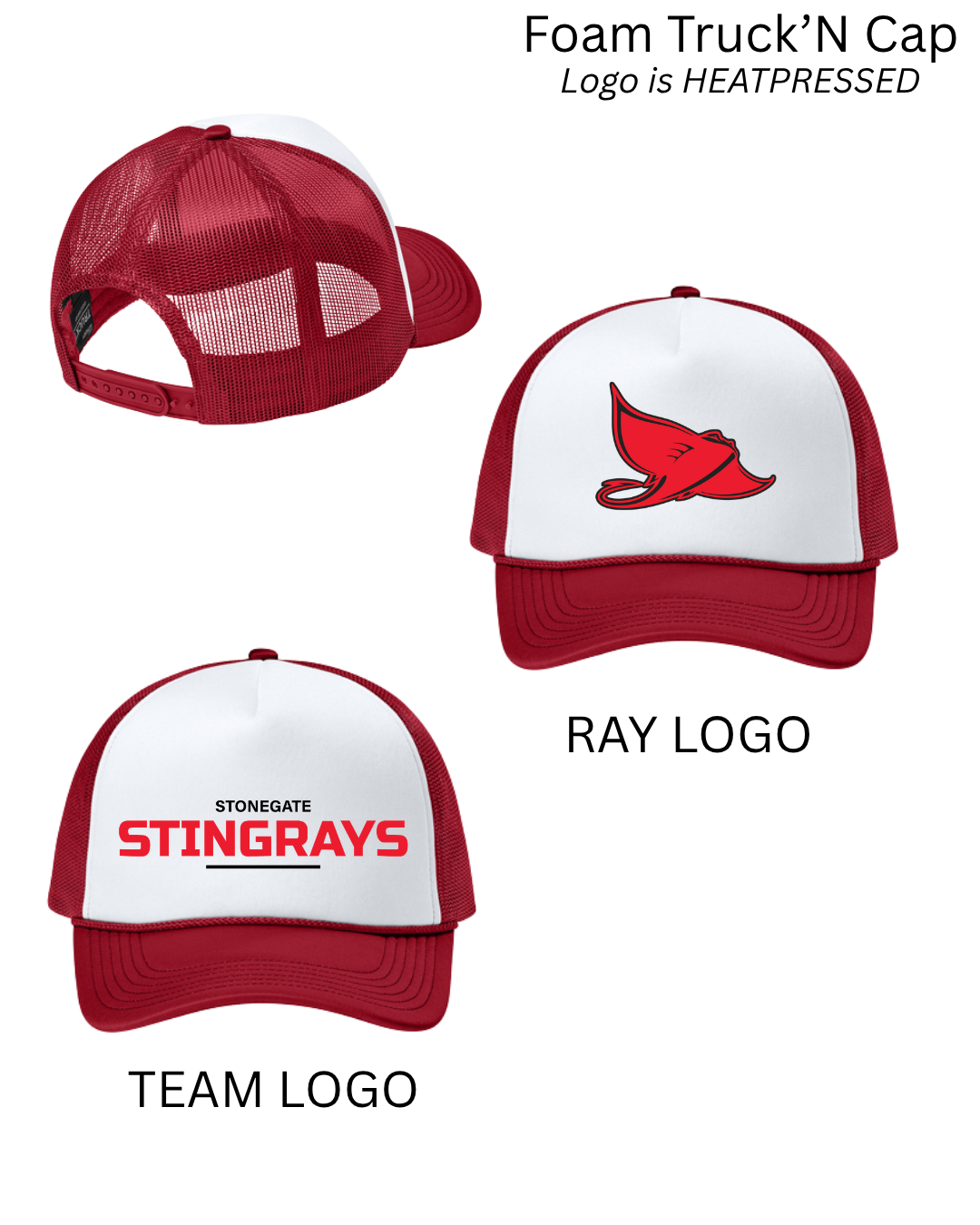 Stonegate Stingrays: Hat:  Foam Truck’N Cap