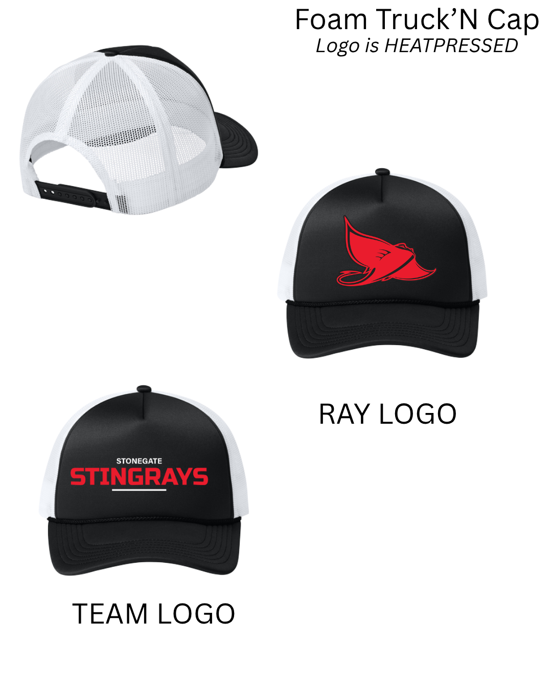 Stonegate Stingrays: Hat:  Foam Truck’N Cap