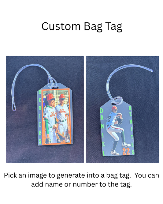 Custom Clear Bag Tag