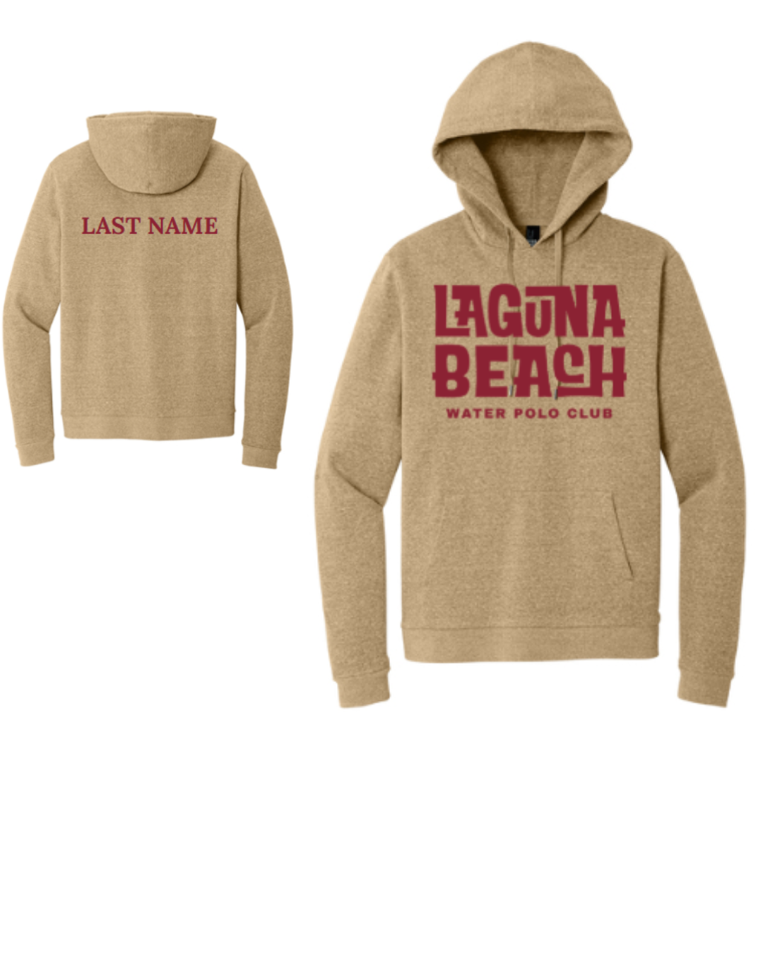 Laguna Beach WPC Adult Hoodie Tan