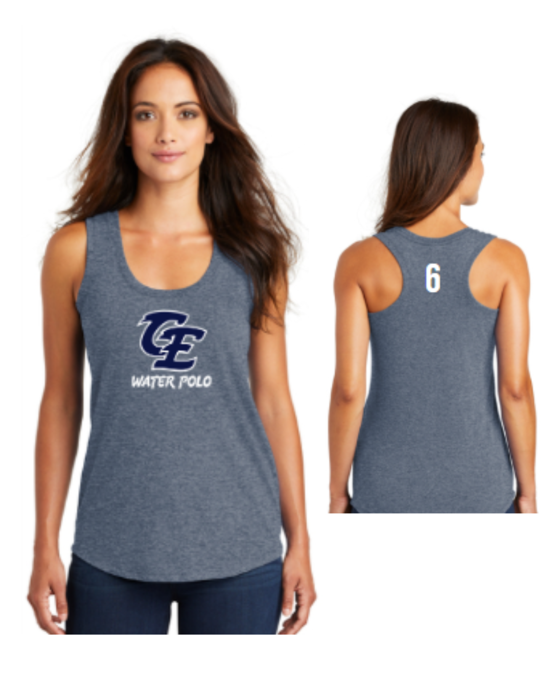 Clovis East HS Ladies Active Racerback Tank Top