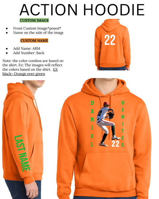 OP: SELECT: Action Shot Hoodies