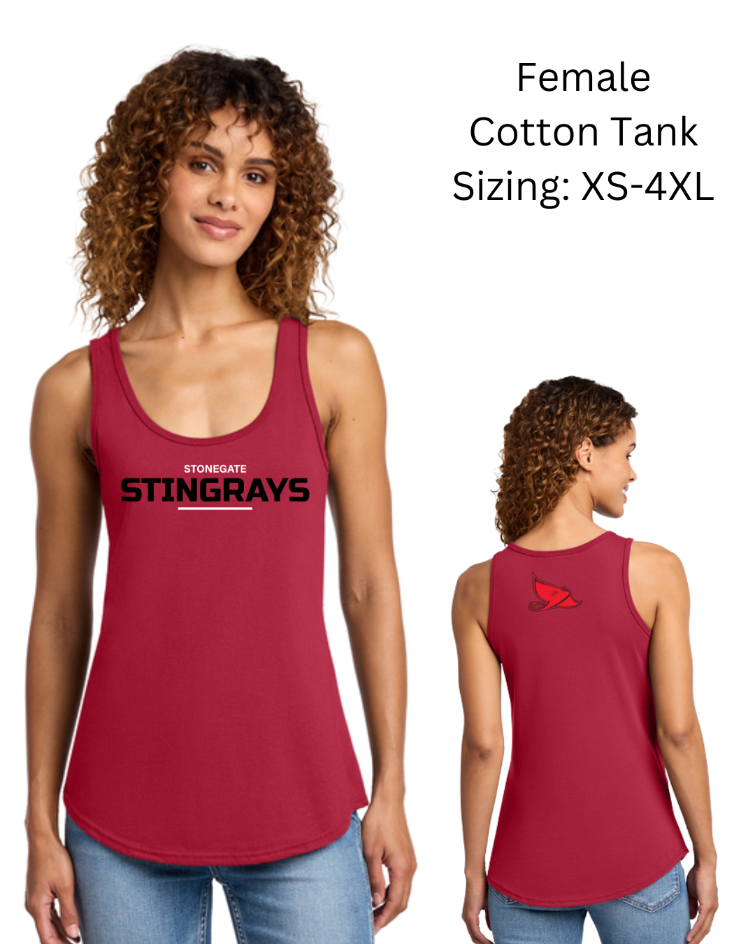 Stonegate Stingrays Female Tank Tops