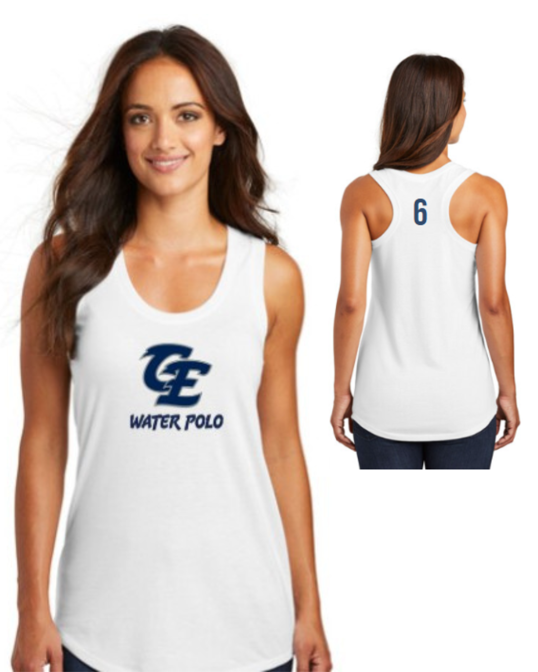 Clovis East HS Ladies Active Racerback Tank Top